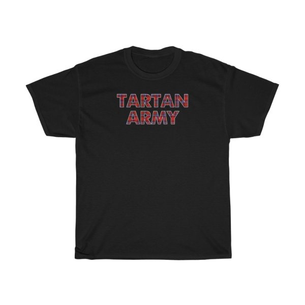 Tartan Army T-Shirt Black